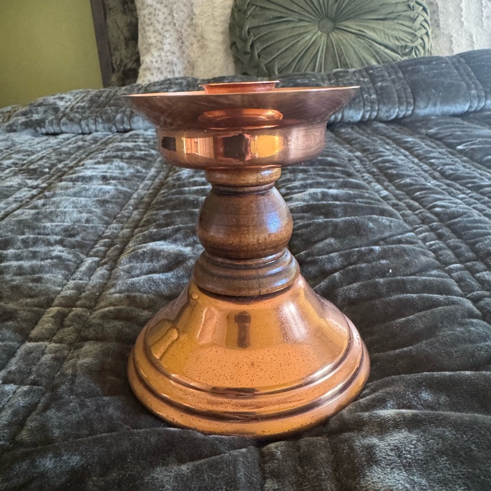 Brass candlestick